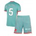 Maillot de foot Atletico Madrid Rodrigo De Paul #5 Extérieur vêtements enfant 2024-25 Manches Courtes (+ pantalon court)